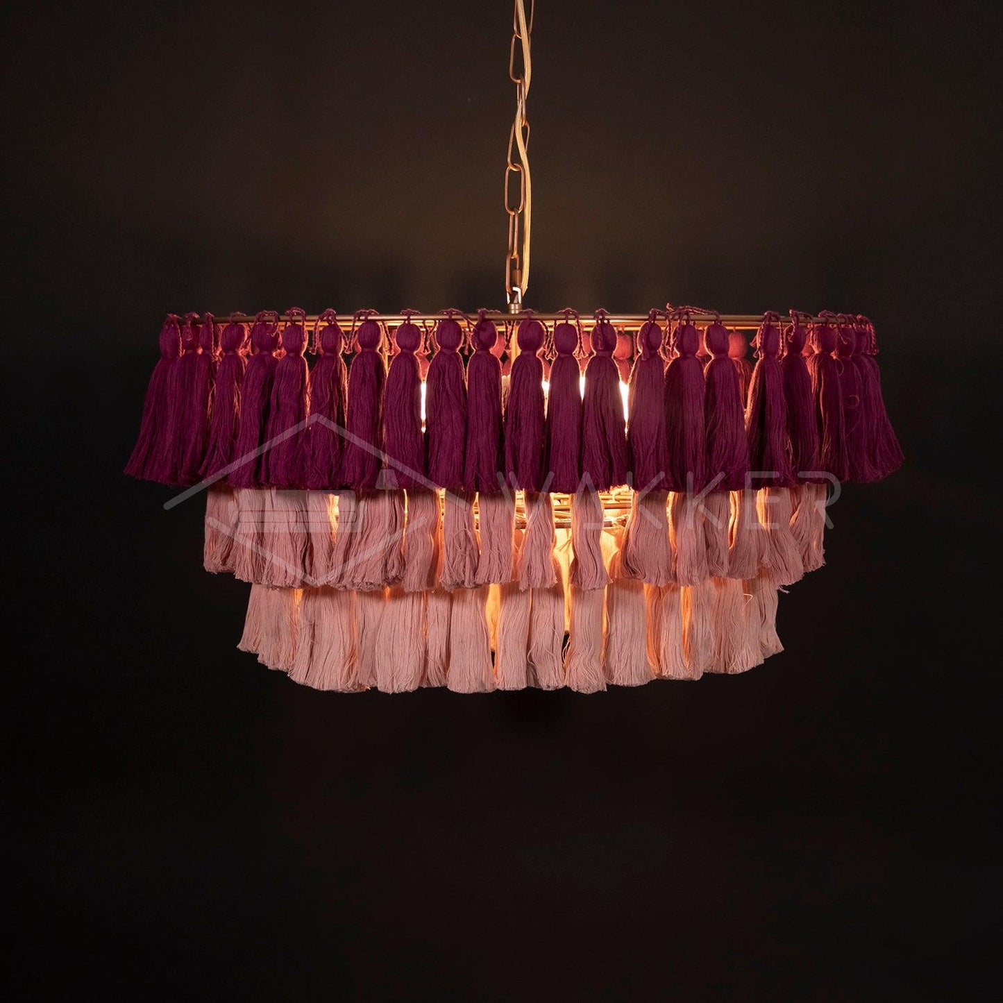 Fela Tassel Traditional Metal Chandelier