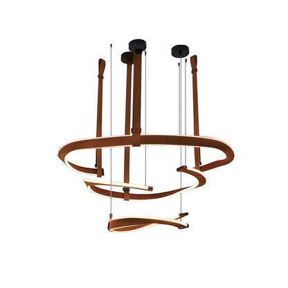 Finopi Modern Metal Chandelier