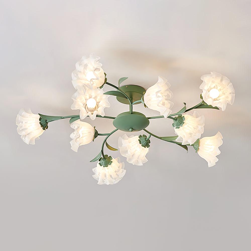 Flavian Classic Crystal Ceiling Lamp