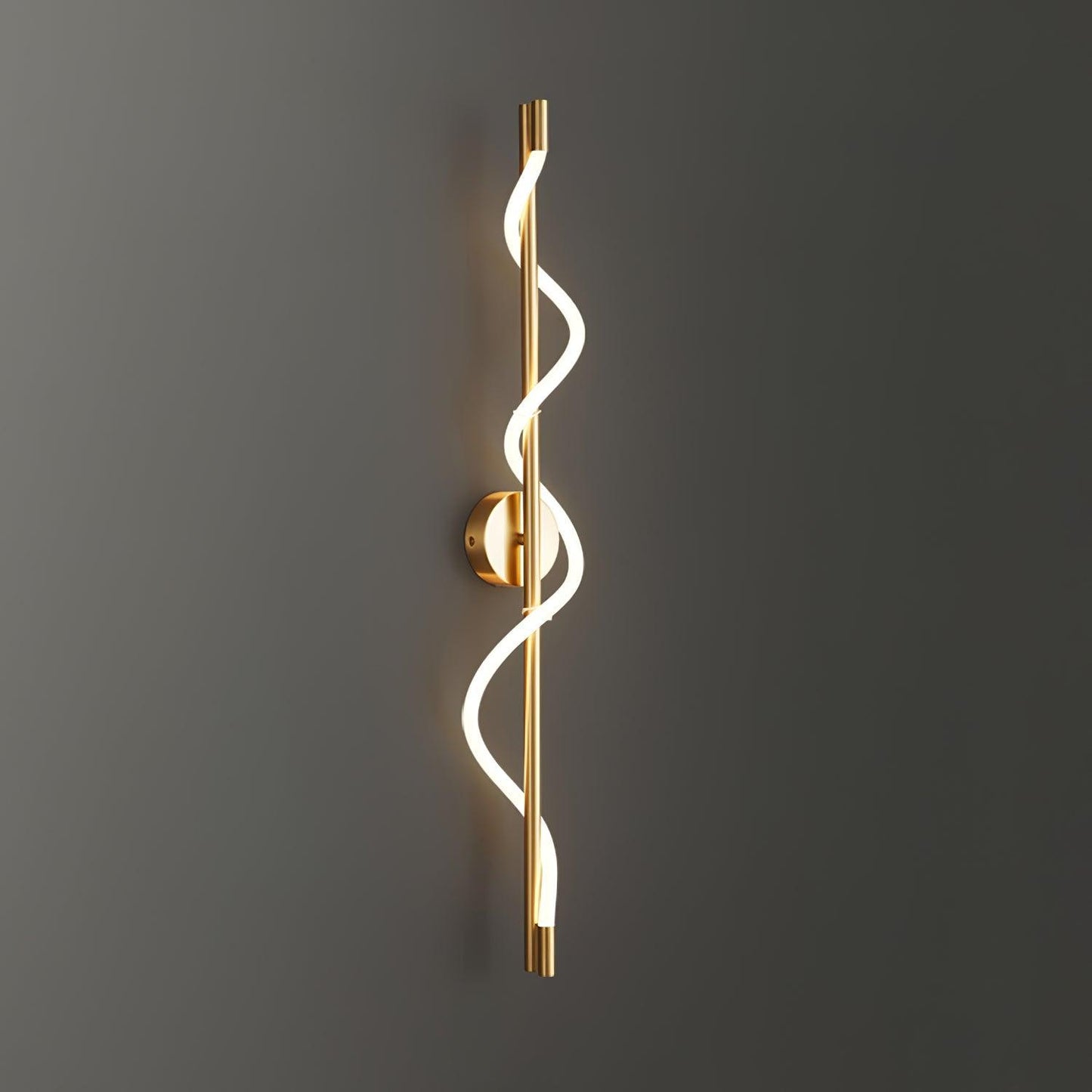 Flexible Linear Curve Minimalist Metal Wall Lamp