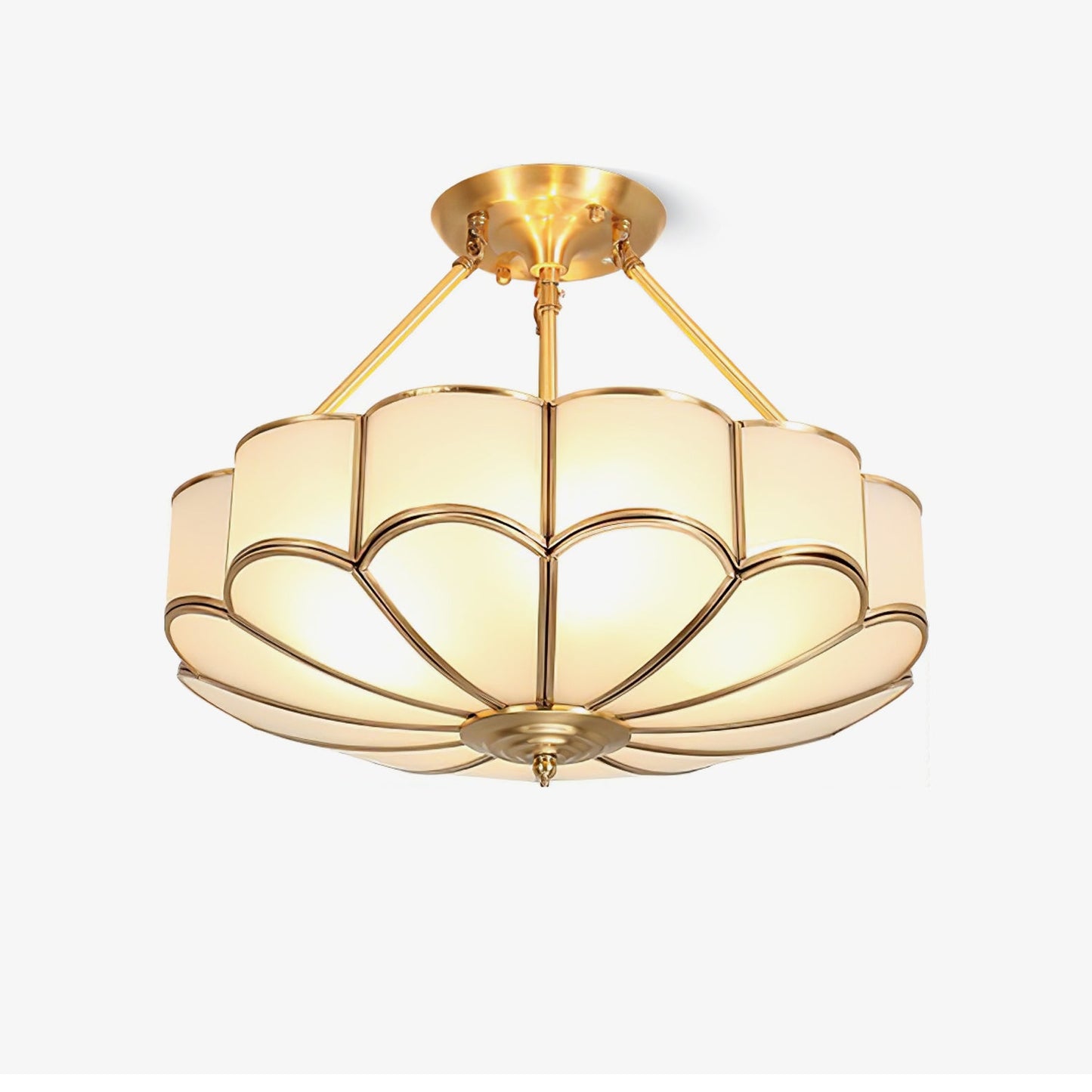 Flower Shape Modern Crystal Ceiling Light