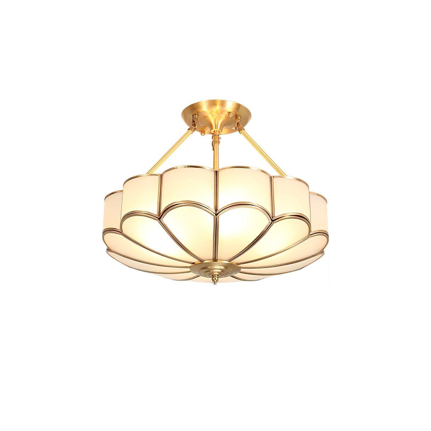 Flower Shape Modern Crystal Ceiling Light