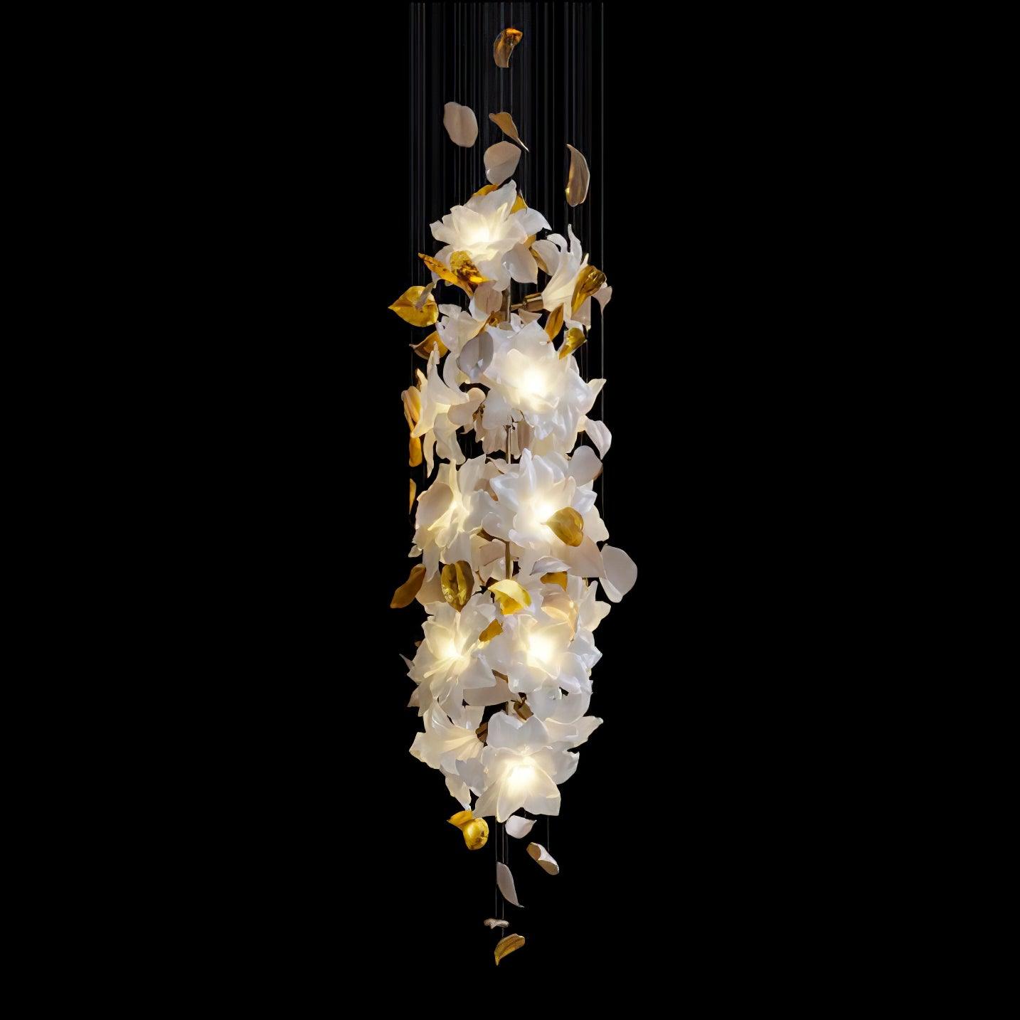 Flying Flowers Fluttering Luxury Crystal Chandelier