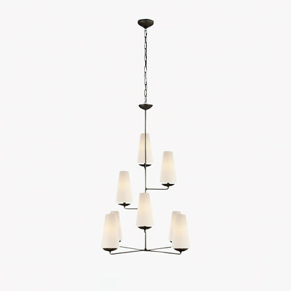 Fontaine Vertical Eclectic Metal Chandelier