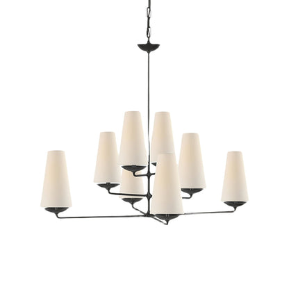 Fontaine Vertical Eclectic Metal Chandelier