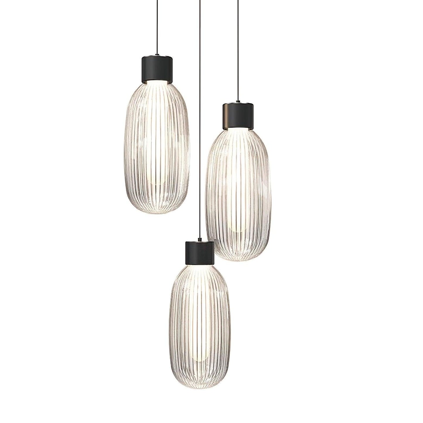 Friso LED Eclectic Crystal Pendant Lamp