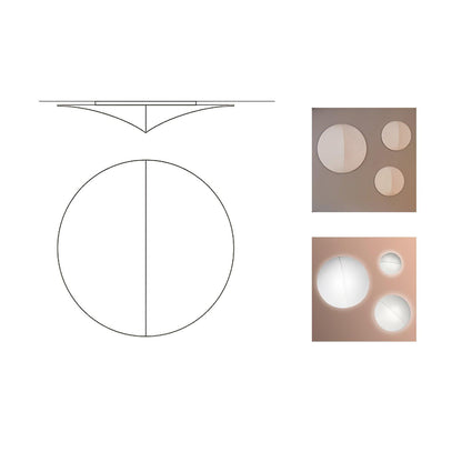 Geometric Series Minimalist Metal Wall Sconce