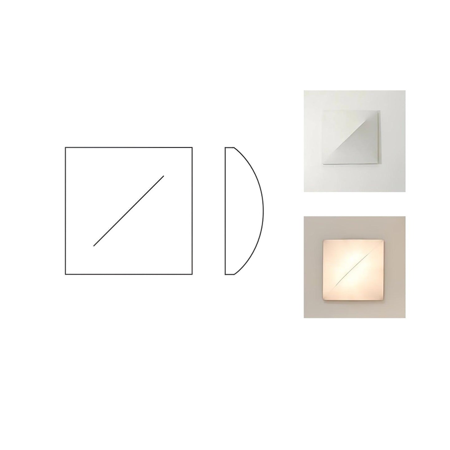 Geometric Series Minimalist Metal Wall Sconce