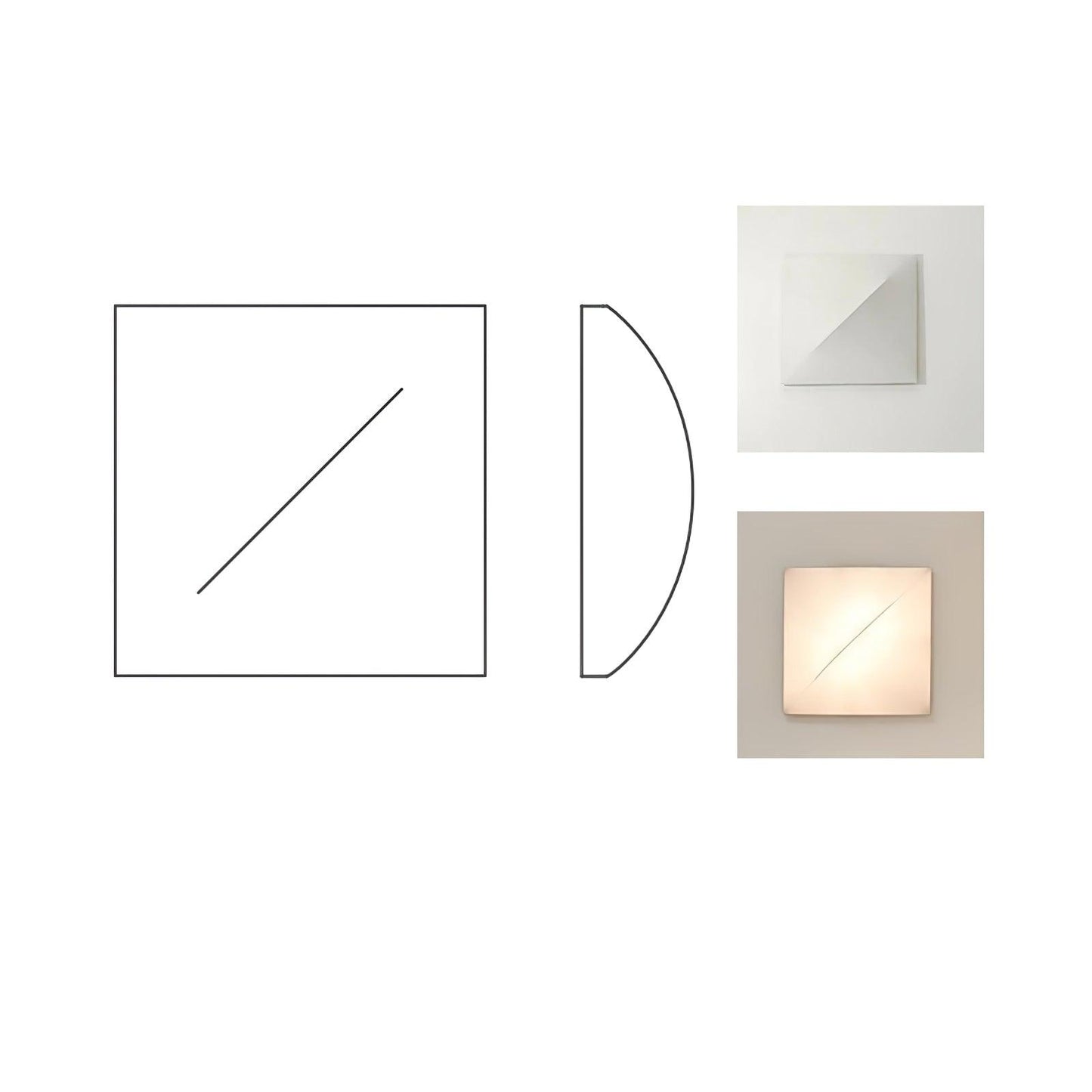 Geometric Series Minimalist Metal Wall Sconce