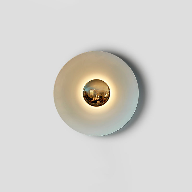 Simplicity Glow Eclectic Metal Wall Light