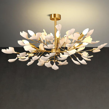 Gingko Modern Metal Chandelier J