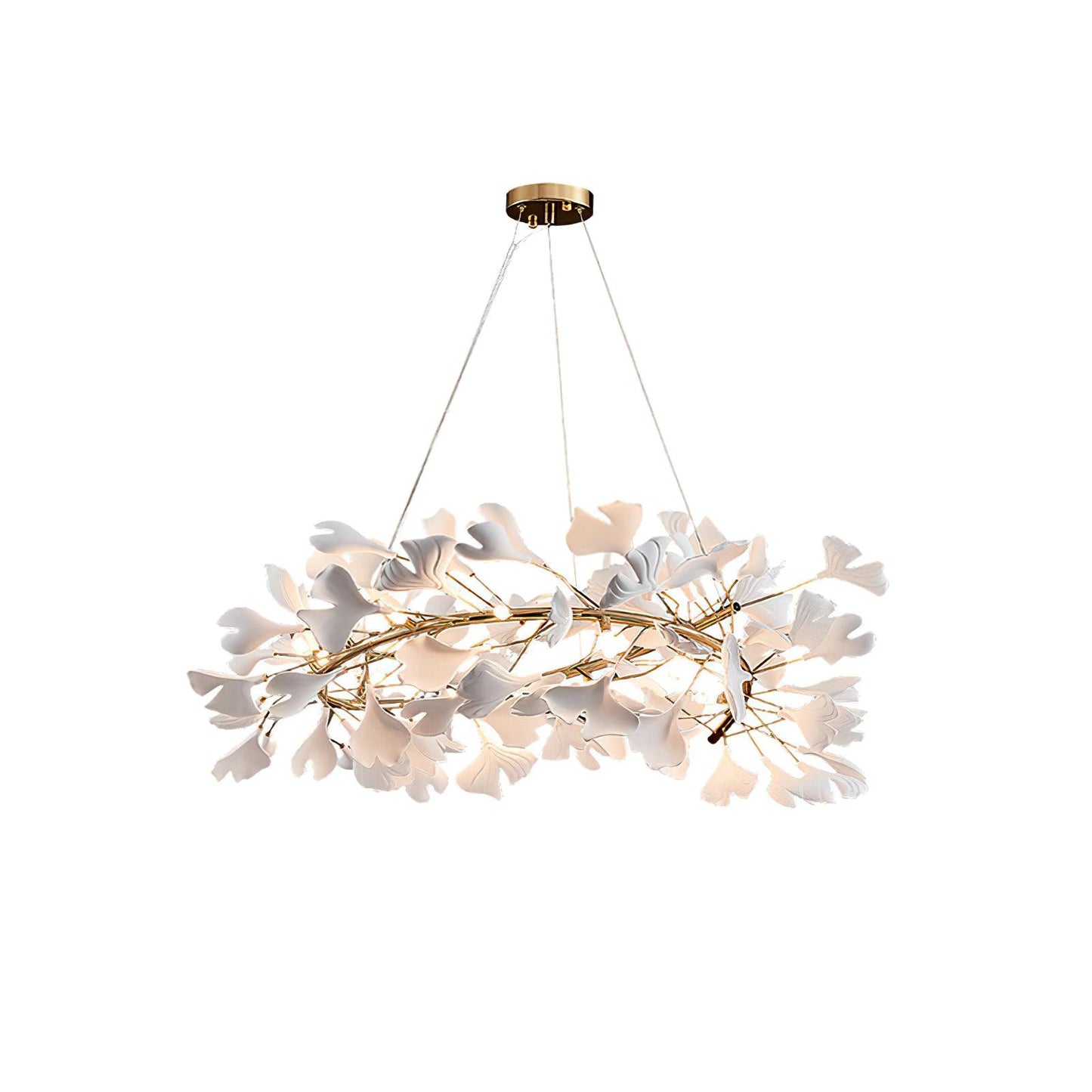 Gingko Eclectic Metal Chandelier U