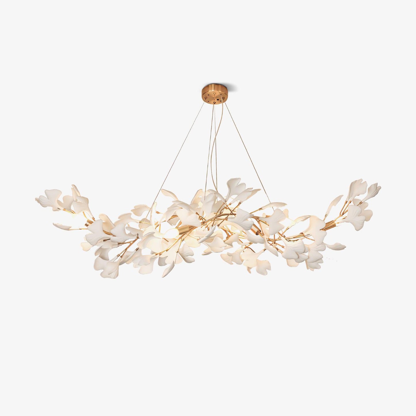 Gingko Eclectic Metal Chandelier K