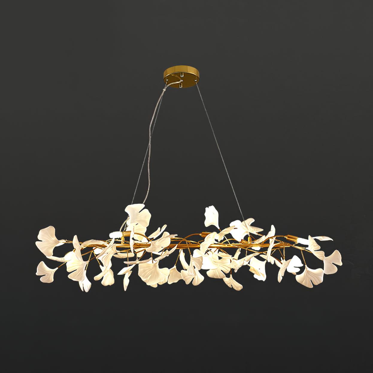 Gingko Eclectic Metal Chandelier M