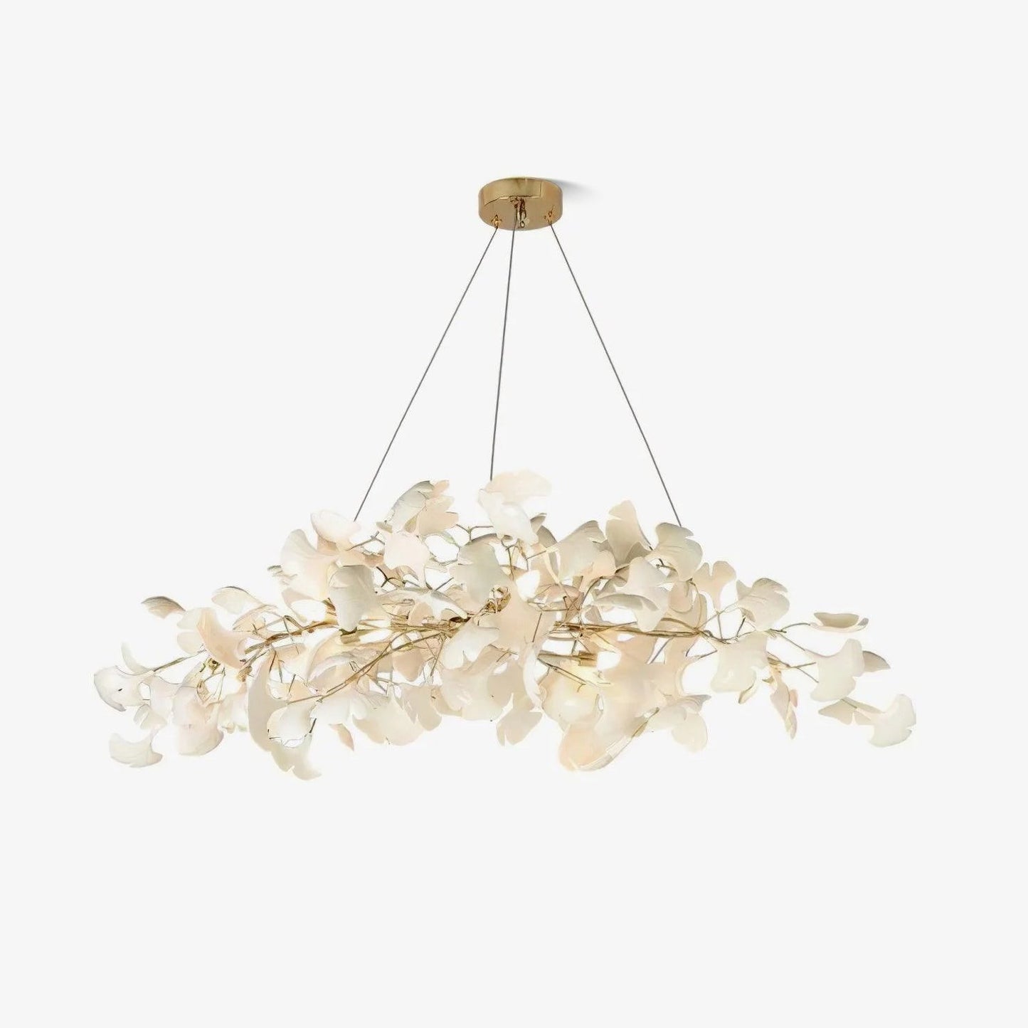 Gingko Eclectic Metal Chandelier N