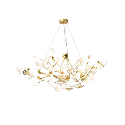 Gingko Eclectic Metal Chandelier S