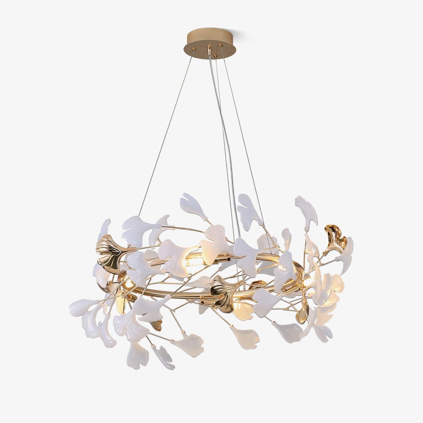 Gingko Modern Metal Chandelier T