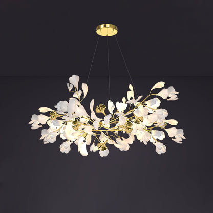 Gingko Eclectic Metal Chandelier Z