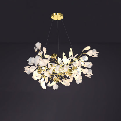 Gingko Eclectic Metal Chandelier Z