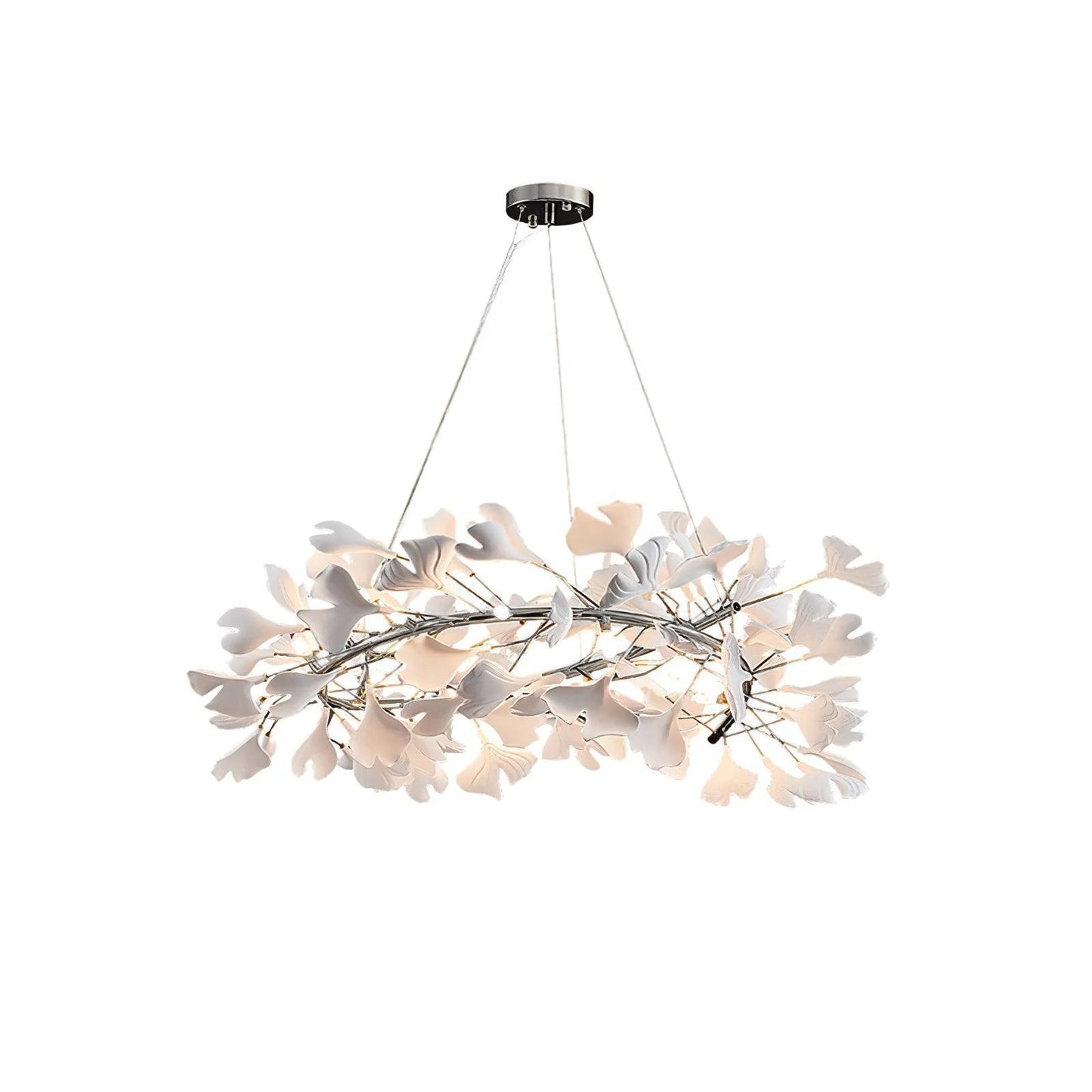 Gingko Eclectic Metal Chandelier U