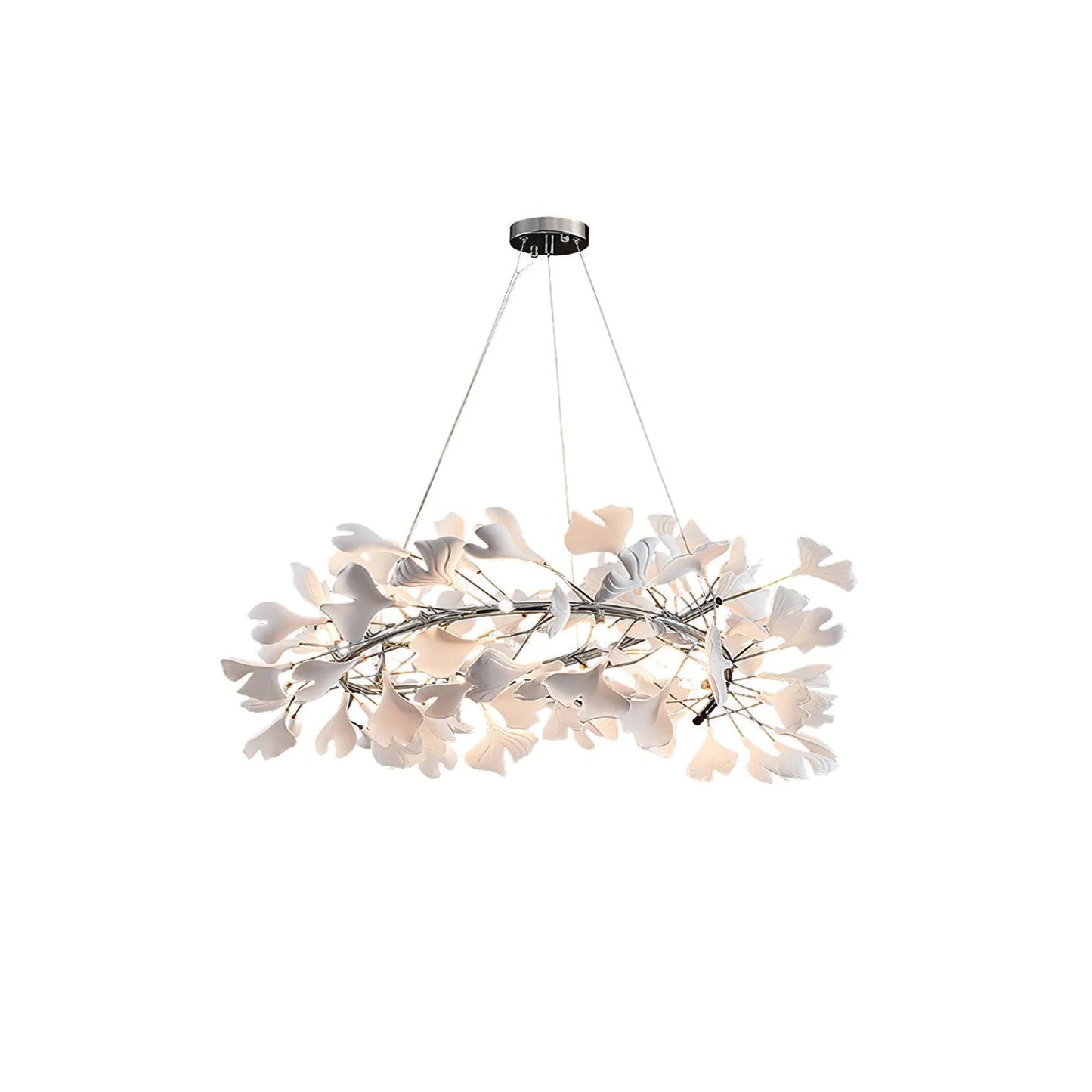 Gingko Eclectic Metal Chandelier U