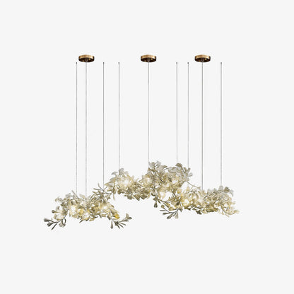 Gingko Eclectic Metal Chandelier C