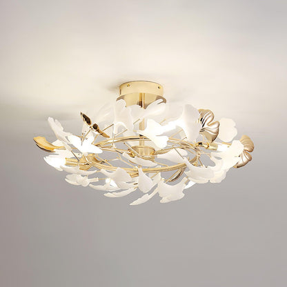 Gingko Rotating Minimalist Metal Ceiling Lamp