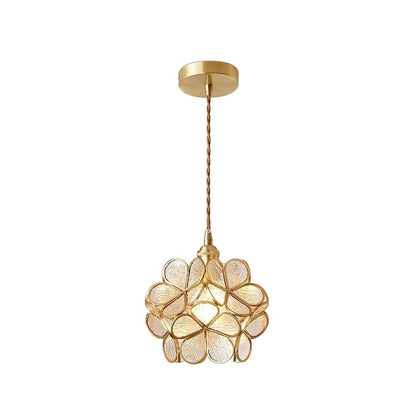 Petal Minimalist Crystal Pendant Light