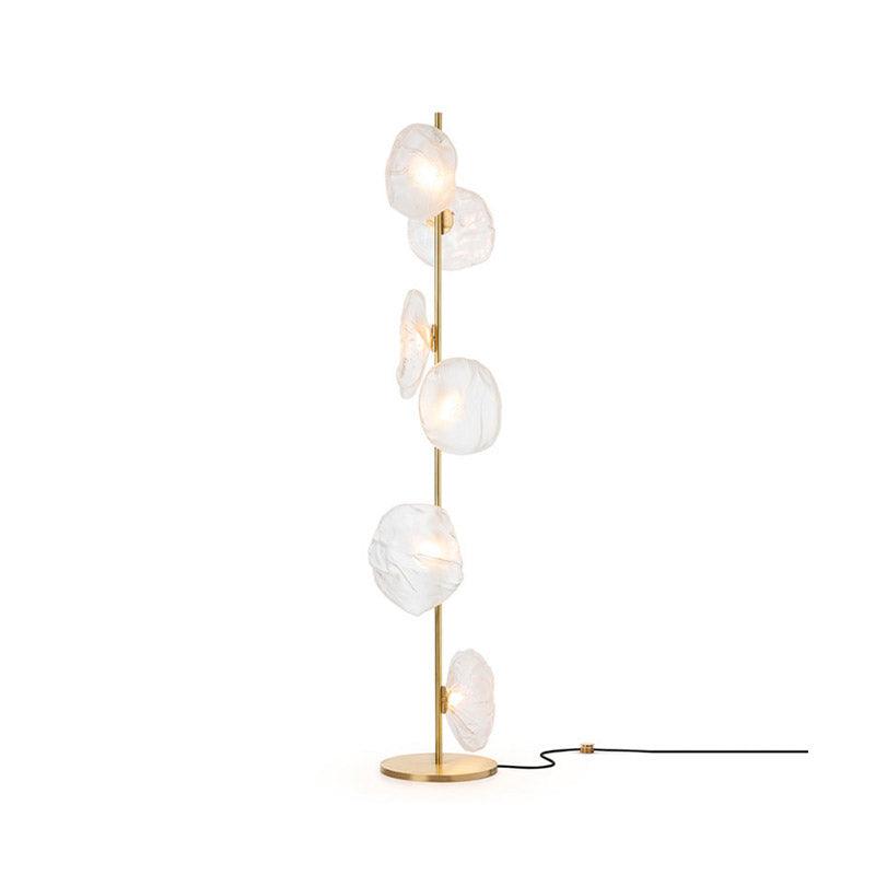 Petals Floor Eclectic Crystal Lamp