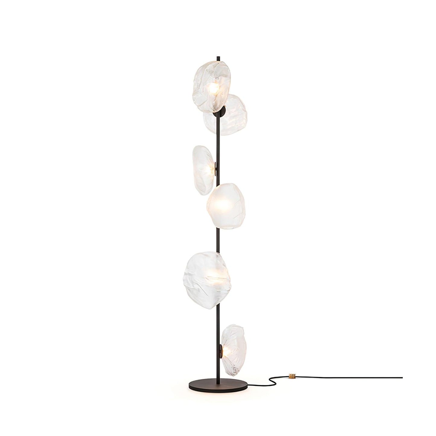 Petals Floor Eclectic Crystal Lamp