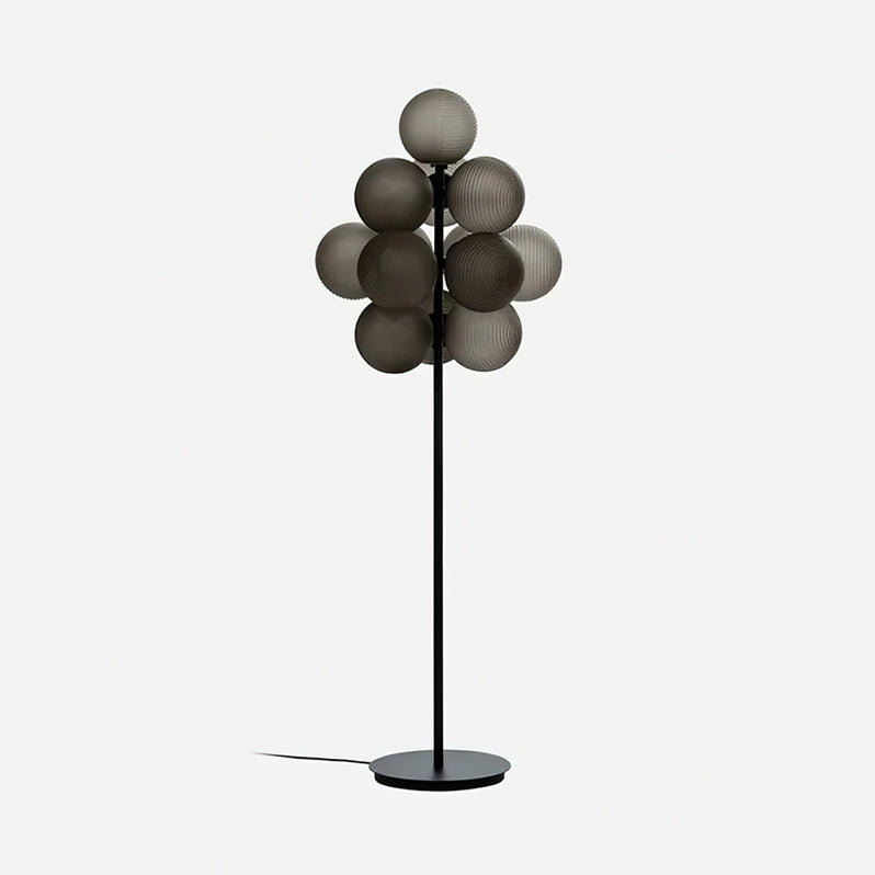 Grape Eclectic Crystal Floor Lamp