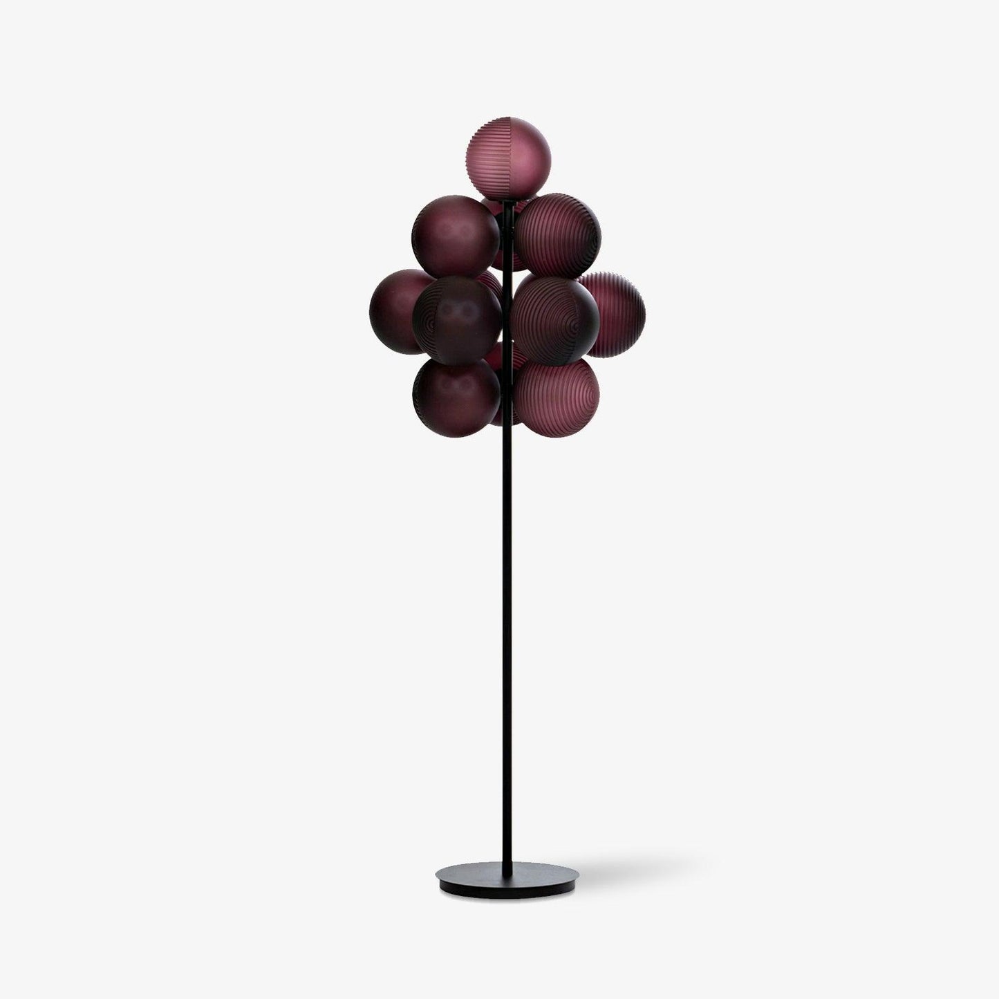 Grape Eclectic Crystal Floor Lamp