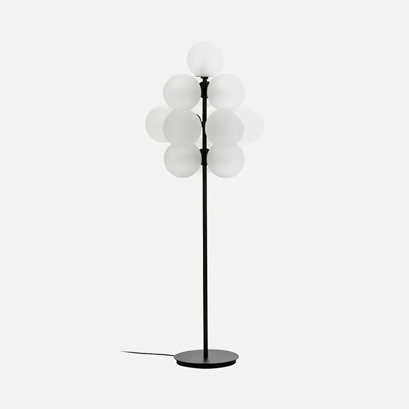 Grape Eclectic Crystal Floor Lamp