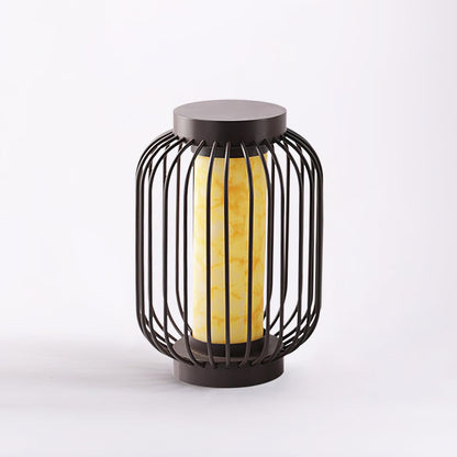 Graydon Outdoor Eclectic Metal Table Lamp