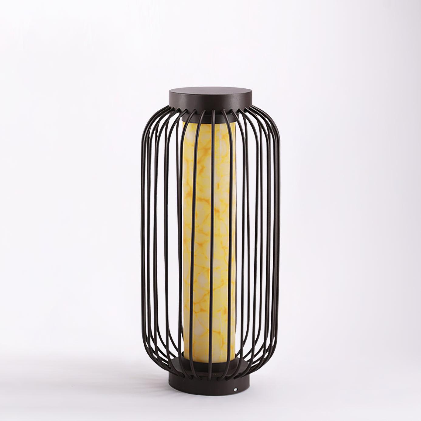 Graydon Outdoor Eclectic Metal Table Lamp