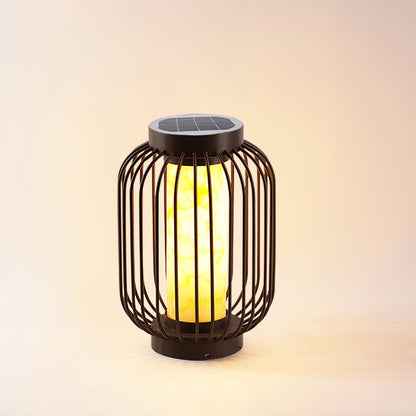 Graydon Outdoor Eclectic Metal Table Lamp