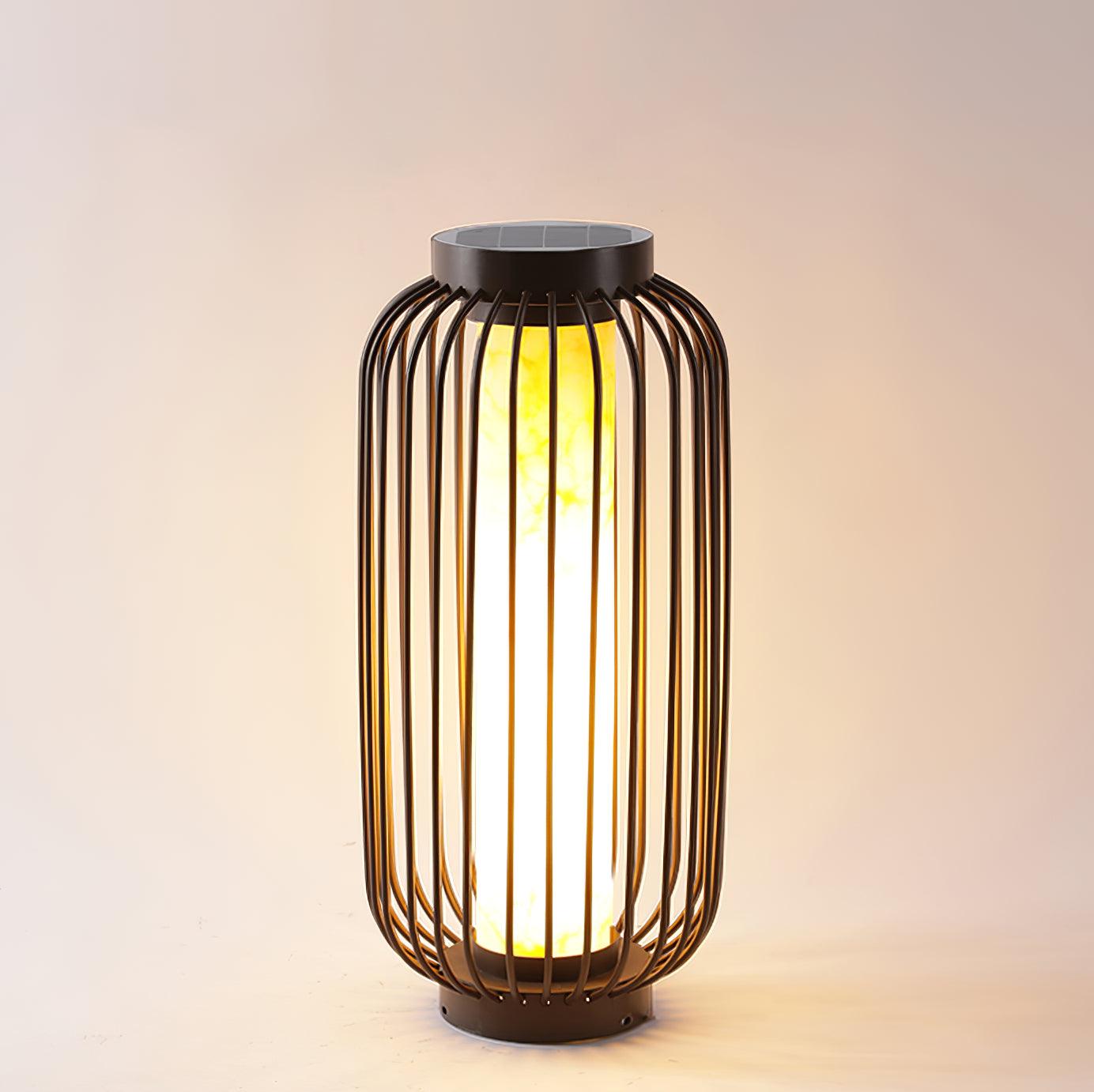 Graydon Outdoor Eclectic Metal Table Lamp