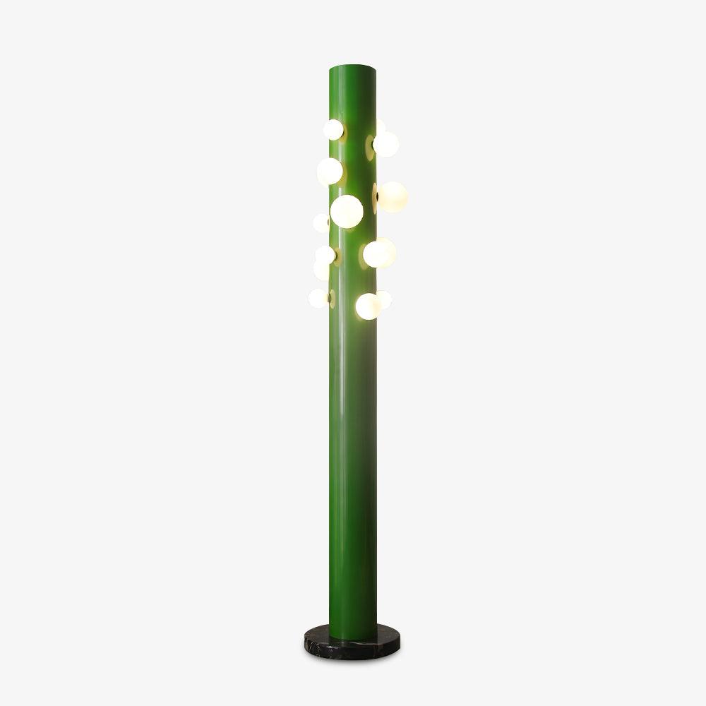 Green Apes Eclectic Crystal Floor Lamp