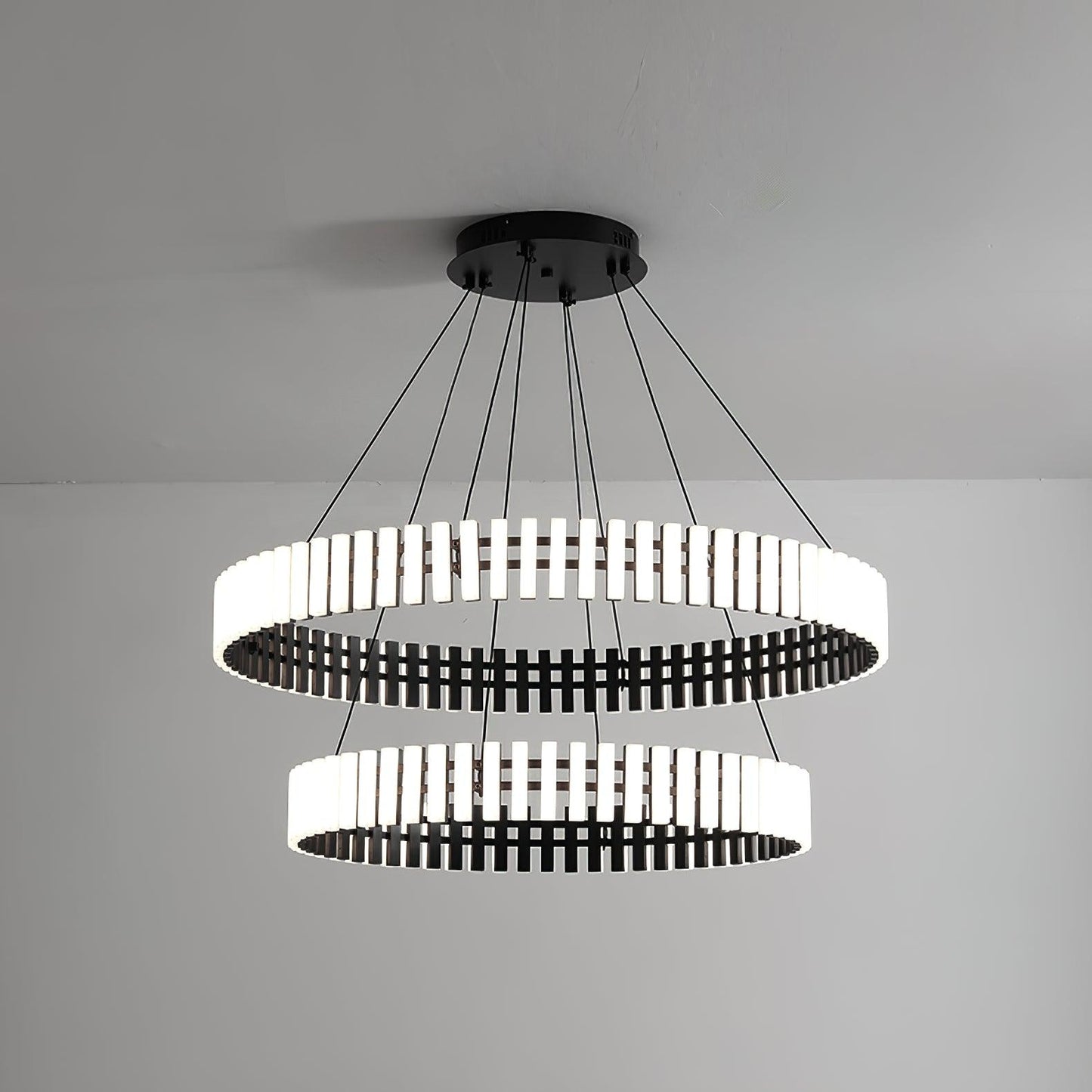 Hanging LED Traditional Metal Chandelier