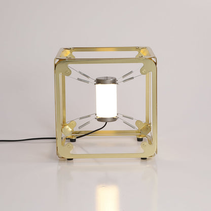 Hyperqube Art Deco Brass Table Lamp