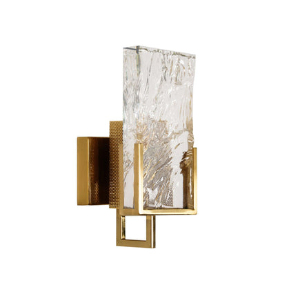 Ice Crystal Eclectic Crystal Wall Lamp