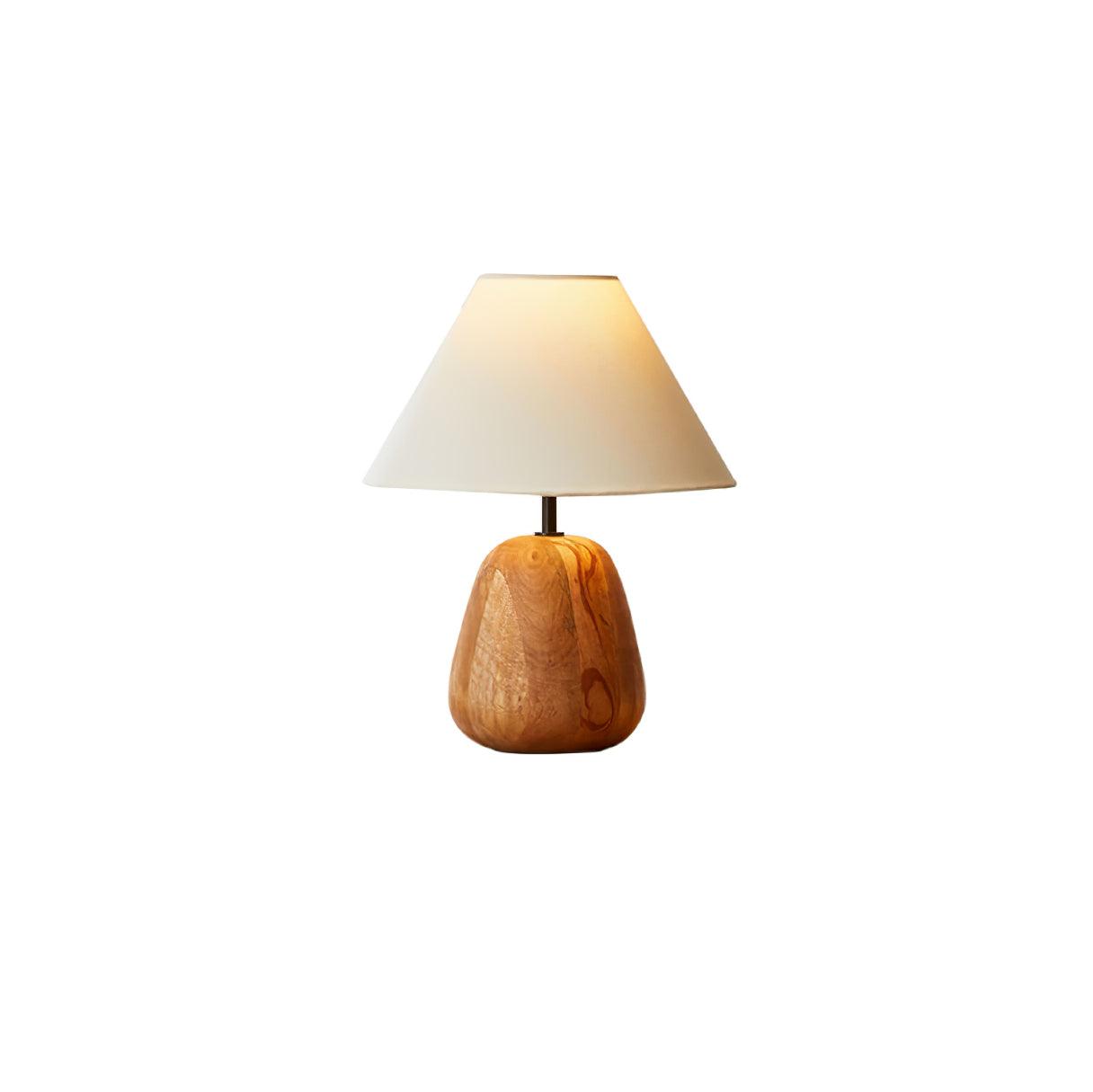 Irving Wood Rustic Metal Table Lamp