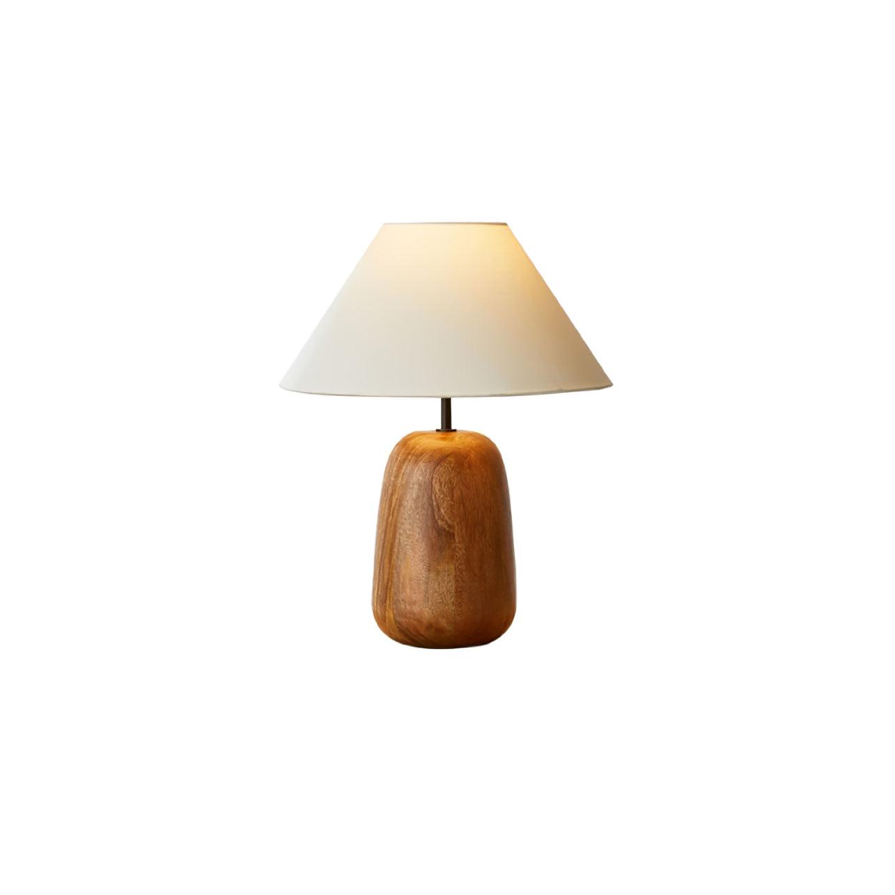 Irving Wood Rustic Metal Table Lamp