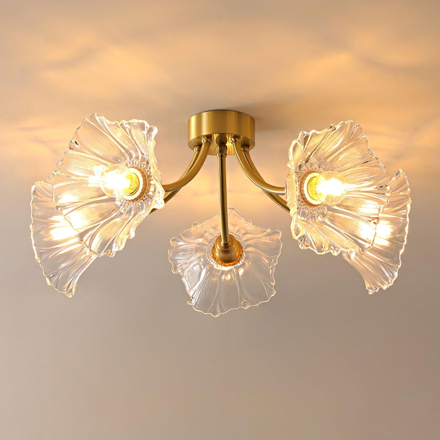 Kalin Flower Modern Crystal Ceiling Lamp