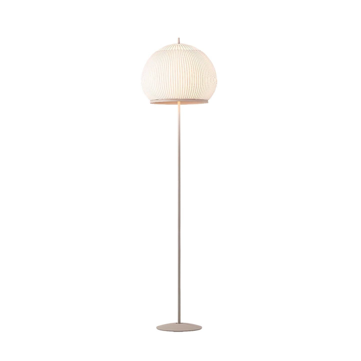 Lantern Knit Traditional Steel Floor Lamp