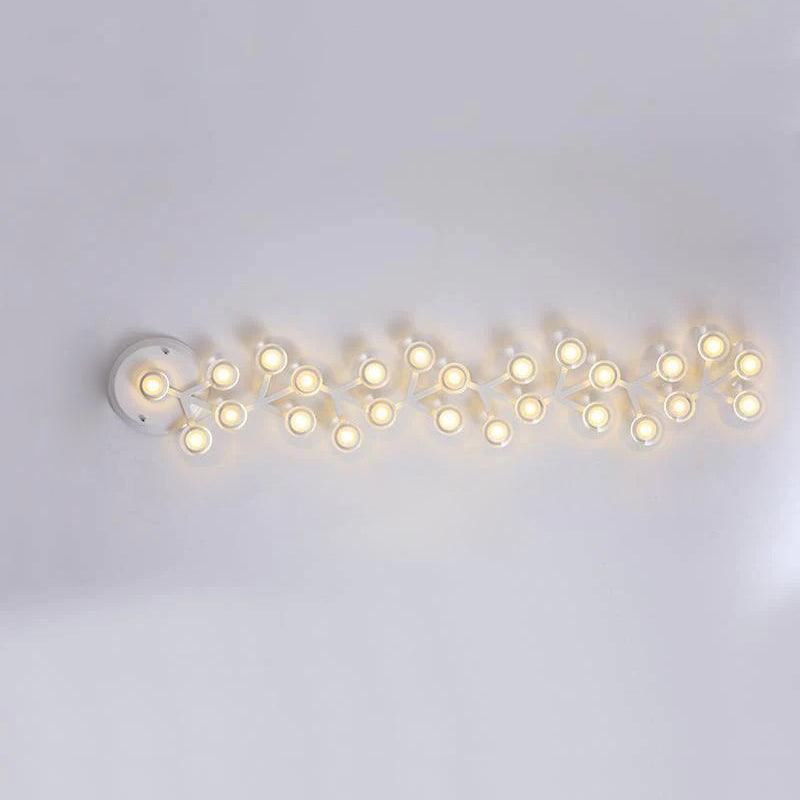 LED Net Eclectic Metal Ceiling Lamp