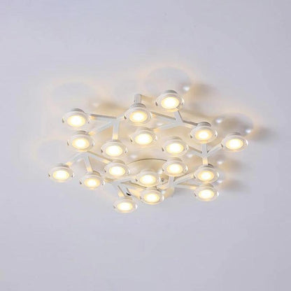 LED Net Eclectic Metal Ceiling Lamp