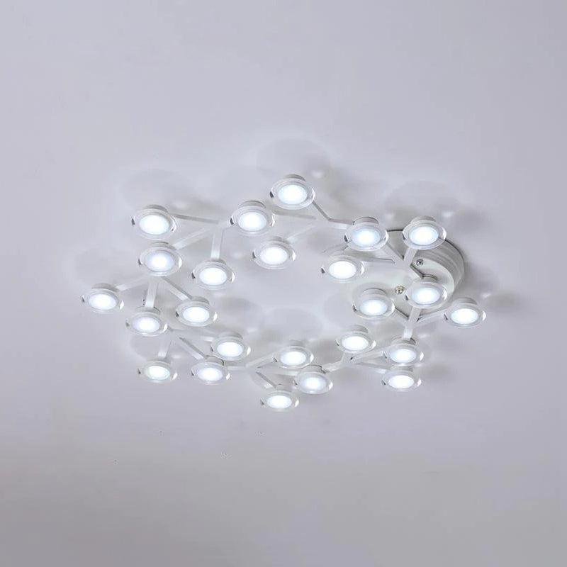 LED Net Eclectic Metal Ceiling Lamp