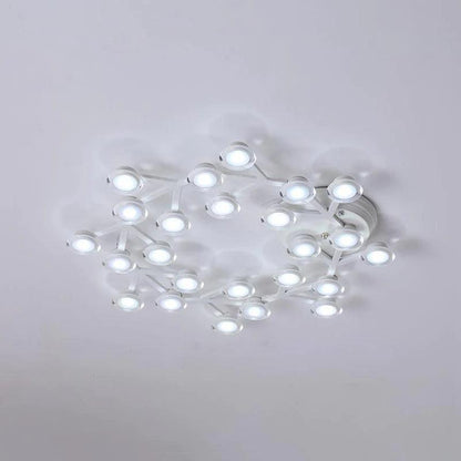 LED Net Eclectic Metal Ceiling Lamp