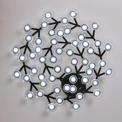 LED Net Eclectic Metal Ceiling Lamp